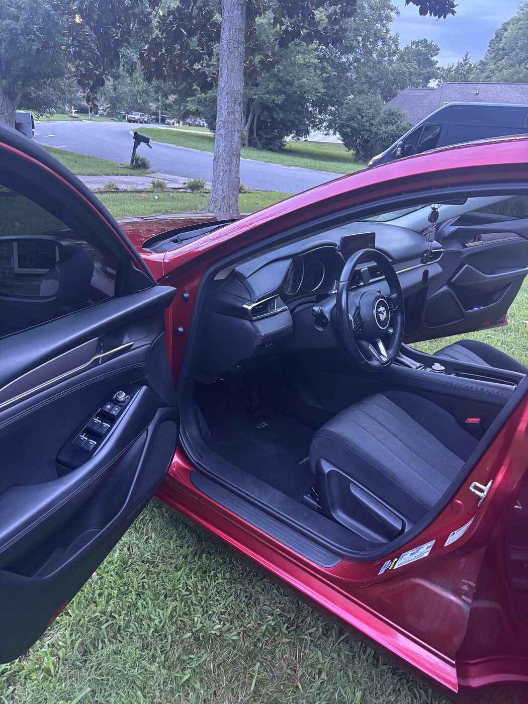 Mazda 6 interior before and after an Mz. Detailing interior refresh — after